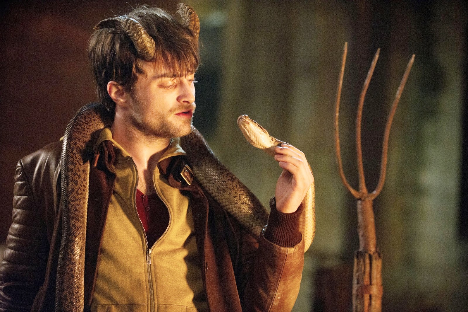 Reptilian Symbolism in Daniel Radcliffe Move Horns 2014